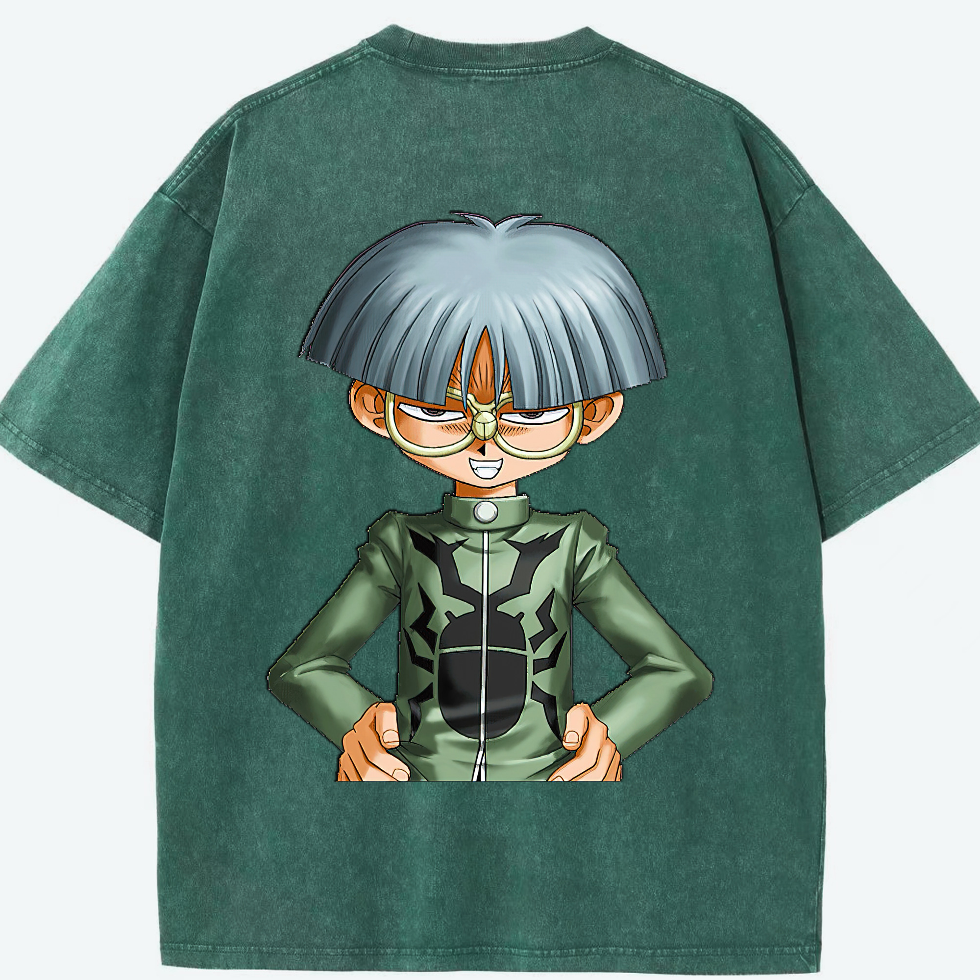 （画像用） 遊☆戯☆王 Yu-Gi-Oh! 綿100% ヴィンテージ風 半袖Tシャツ（背面プリント）